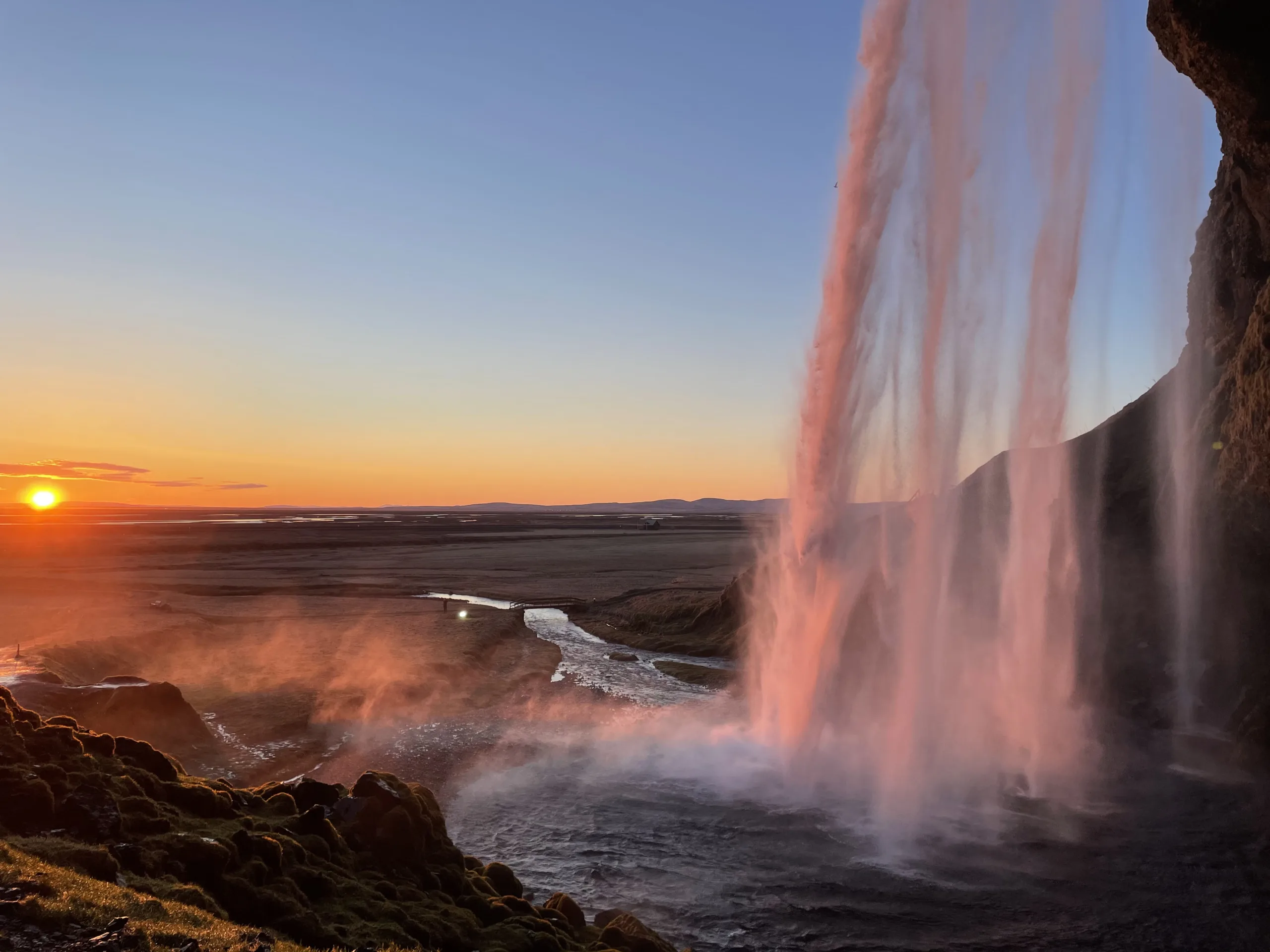 Wasserfall in Island
